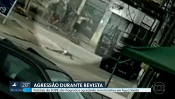 VÍDEO: agentes do Bope agridem mototaxistas em revista na Zona Norte do Rio
